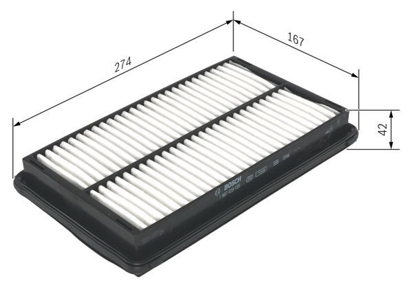 BOSCH 1987429185 | Hava Filtresi Honda Accord 98-02
