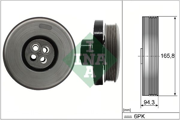 INA 544060210 | Krank Kasnağı Mercedes (Om651) C218 11 / 17 W212 09 / 16 C207 10 / 16 C253 16 / 19 Vito W447 14 /