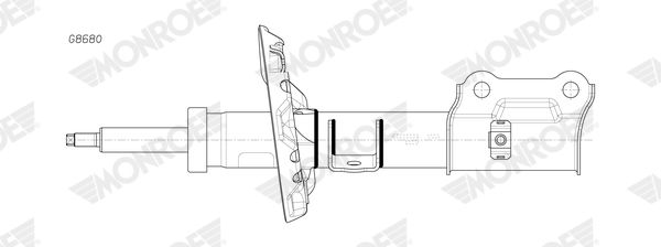 MONROE G8680 | Hyundai Ioniq 19 > Kia Nıro 20 > Sağ Ön Amortisör
