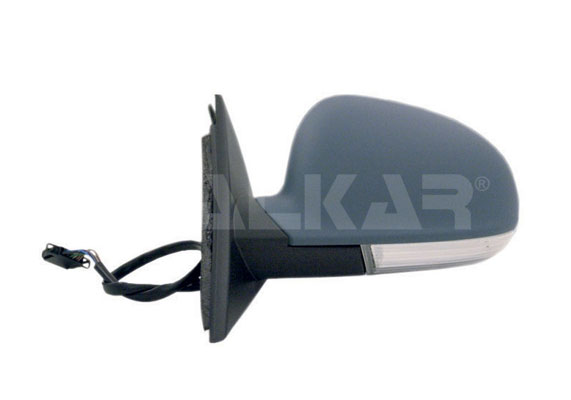 ALKAR 6139571 | Dış Dikiz Aynası Sol Elektrikli Asferık Isıtmalı Astarlı Sinyalli 9 Pin Alt Aydınlatma Skoda Superb 2006-2008