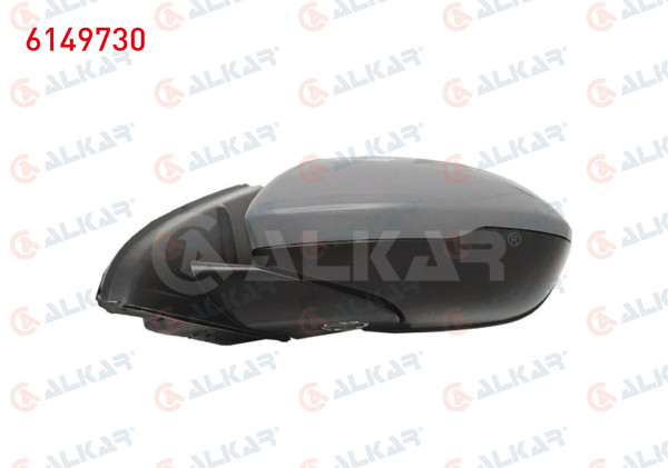 ALKAR 6149730 | Dış Dikiz Aynası Sol Elektrikli Asferık Isıtmalı Astarlı Otomatik