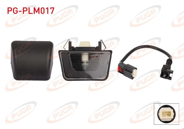 PUGA PG-PLM017 | Plaka Lambası Transit V363 Kamyonet 2014 -