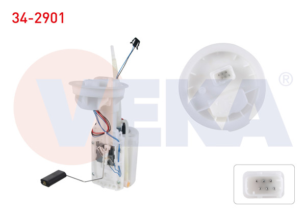 VEKA 34-2901 | Yakıt Depo Şamandırası 3.6 Bar Mini Cooper S (R56) 1.6 2006-2013 / Mini Cooper Clubman (R55) 1.6 3,6 Bar 2006-2013