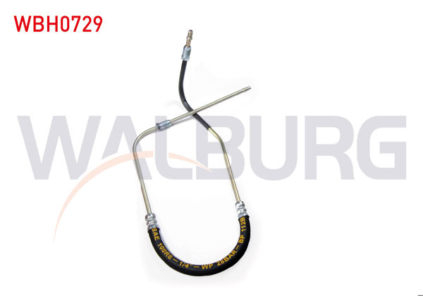 WALBURG WBH0729 | Debriyaj Hortumu 235mm Peugeot J9 1980-1988 | 2 Adet