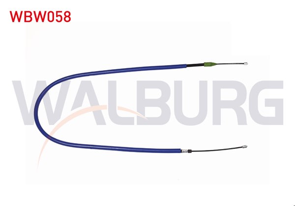 WALBURG WBW058 | El Fren Teli Arka Sağ Dısklı Renault Scenic I (Ja) 1.4İ 16V 1.6 16V 1.9 Dtı 1999-2003