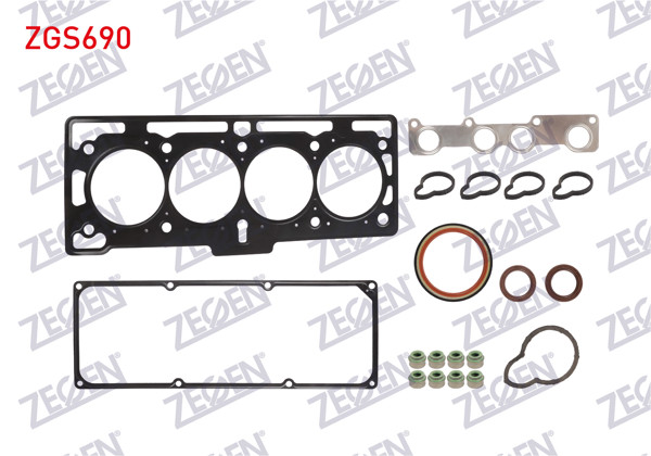 ZEGEN ZGS690 | Motor Takım Conta Keçeli Logan / Sandero 1.4-1.6