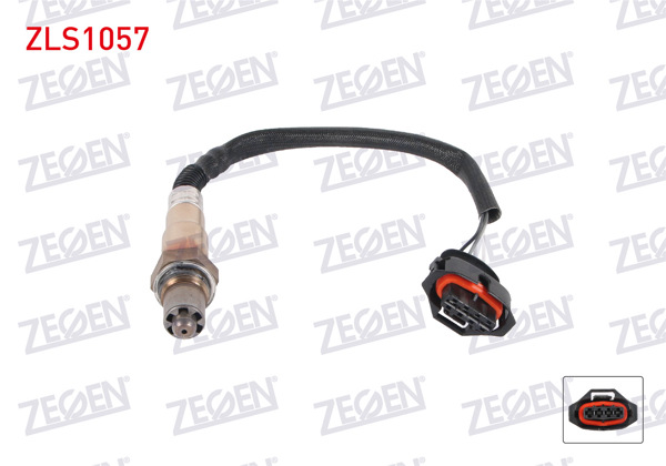 ZEGEN ZLS1057 | Lambda (Oksijen) Sensörü 300 mm Opel Corsa C 1.0-1.2 (Z10xe-Z12xe) 2000-2006 / Agila A (H00) 1.2İ 16V (Z12xe) 2000-2007