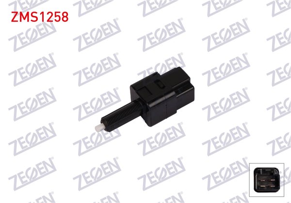 ZEGEN ZMS1258 | Fren Müşürü 4 Pin Renault Clio V