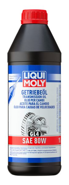 LIQUI MOLY 1020 | Dişli Yağı (Gl4) Sae 80W 1Litre (Koli 6 Adet) | 6 Adet