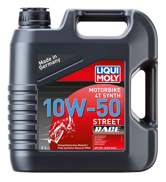 LIQUI MOLY 1686 | Motosiklet Yağı-Motorbike 4T 10W-50 Str Race 4 L Apı Sp, Jaso Ma2