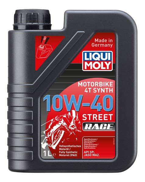LIQUI MOLY 20753 | Motosiklet Yağı-Motorbike 4T Syn 10W-40 St Rc 1 Apı Sp, Jaso Ma2 | 6 Adet