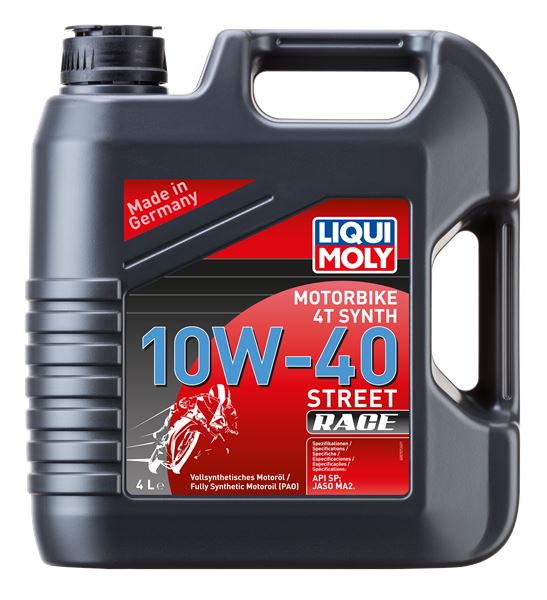 LIQUI MOLY 20754 | Motosiklet Yağı-Motorbike 4T Syn 10W-40 St Rc 4 Apı Sp, Jaso Ma2 | 4 Adet