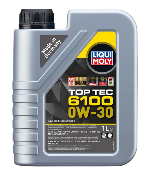 LIQUI MOLY 20777 | Top Tec 6100 Motor Yağı 0W-30 1Litre (Koli 6 Adet) | 6 Adet
