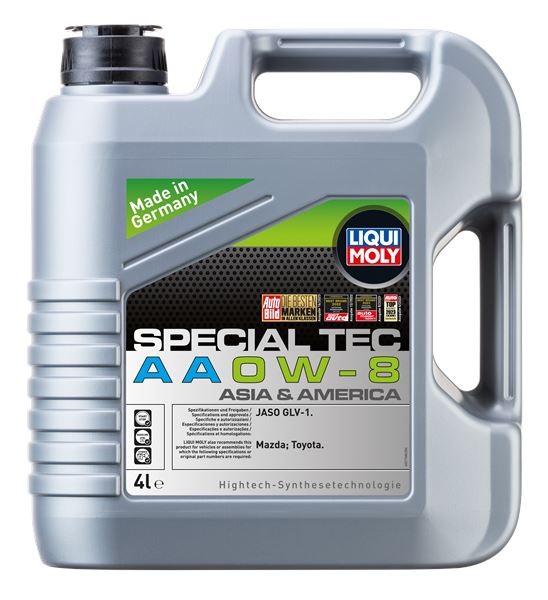 LIQUI MOLY 21768 | Motor Yağı-Special Tec Aa 0W-8 4 L Jaso Glv-1 Mazda, Toyota 08880-84112, 08880-84113 | 4 Adet