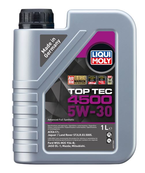 LIQUI MOLY 2317 | Top Tec 4500 Motor Yağı 5W-30 1Litre (Koli 6 Adet) | 6 Adet