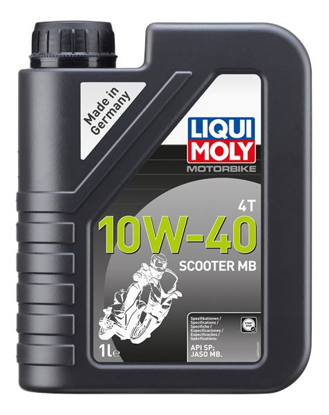 LIQUI MOLY 23237 | Motosiklet Yağı-Motorbike 4T 10W-40 Scootermb 1 Apı Sp, Jaso Mb | 6 Adet