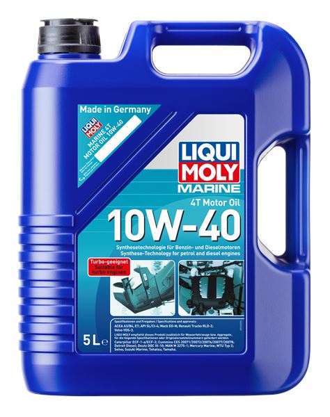 LIQUI MOLY 25013 | Marine 4T Motor Yağı 10W-40 5L (Koli 4 Adet) | 4 Adet