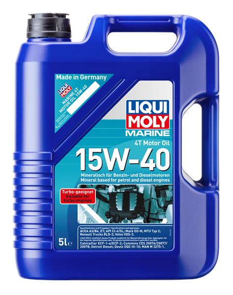 LIQUI MOLY 25016 | Marine 4T Motor Yağı 15W-40 5L (Koli 4 Adet) | 4 Adet
