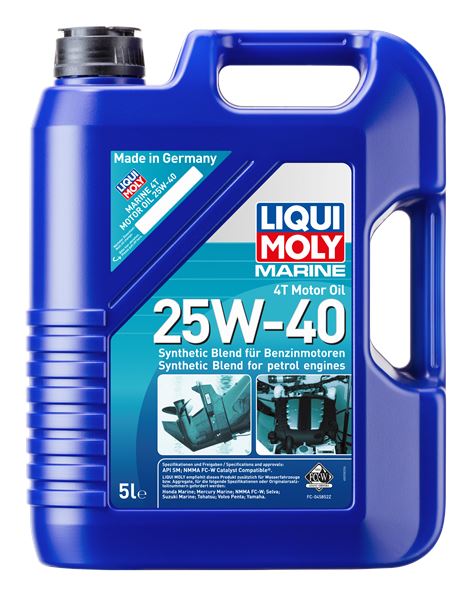 LIQUI MOLY 25027 | Marine 4T Motor Yağı 25W-40 5L (Koli 4 Adet) | 4 Adet