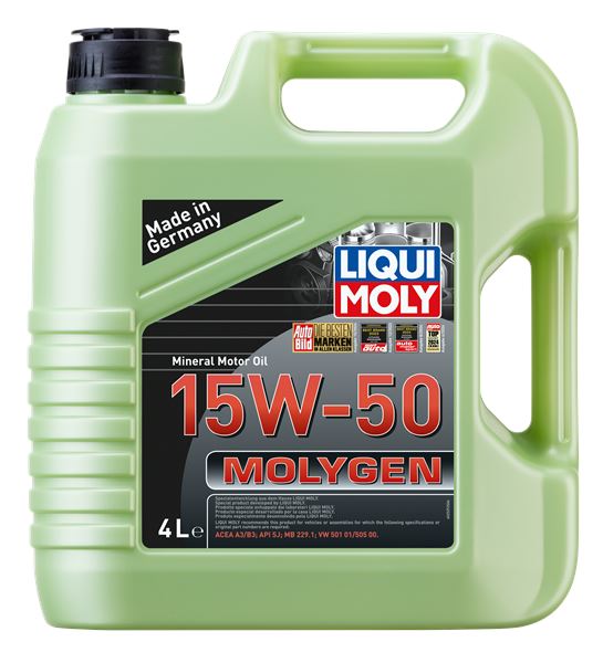 LIQUI MOLY 2539 | 15W50 4Lt Motor Yagı Molygen New Generatıon | 4 Adet