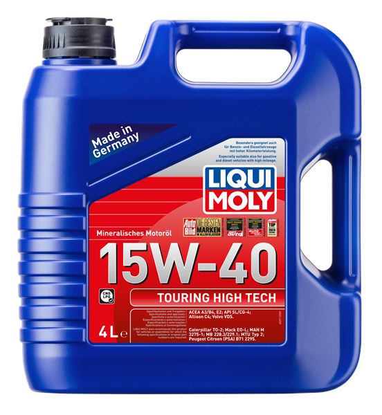 LIQUI MOLY 2911 | Touring Yüksek Teknoloji Motor Yağı 15W-40 4L (Koli 4 Adet) | 4 Adet