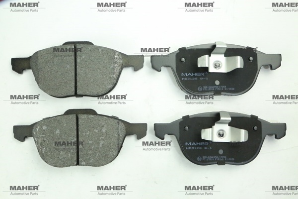 MAHER 00144 | Fren Balata Mazda 3 03-08 / Primera 03= / C5 / C-Max / Focus / Vectra C / S-40 / C-70 Ön