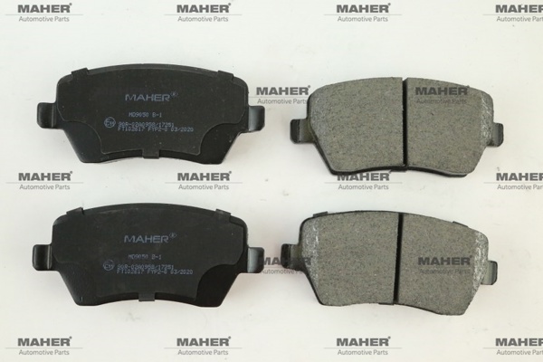 MAHER 00205 | Fren Balata Clio III 06= / Duster 10= / Micra 03= K12 / Note 06= / Swift 05= Ön