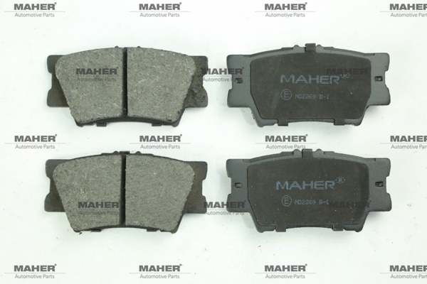 MAHER 00216 | Fren Balata Rav-4 06-15 / Camry 06-11 / Yaris 06= Disk Arka | 1 Adet
