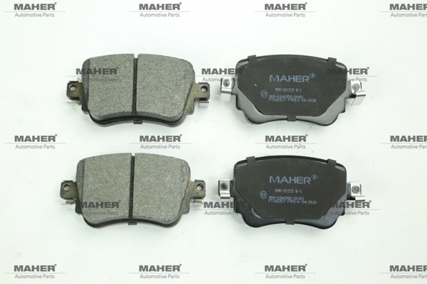 MAHER 00315 | Fren Balata Caddy IV 15= / Leon 18= / A1 / Octavia 18= Arka
