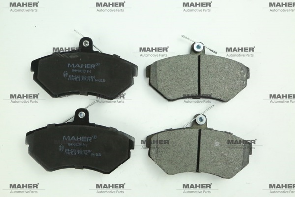 MAHER 00319 | Fren Balata Golf III 91-99 / Passat 88-97 / Caddy II 95-04 Kulaksız Tip Ön