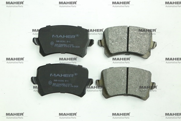 MAHER 00341 | Fren Balata Tiguan 07-16 / Q3 11= / Passat 07-10 Arka
