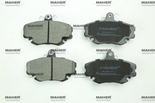 MAHER 00357 | Fren Balata R9 85-00 / R19 88-01 / Clio Symbol 98-05 / Logan 04-12 / Sandero 08-13 Fişli Ön