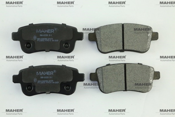 MAHER 00399 | Fren Balata Fluence 09= / Megane III 08-15 / Grand Scenic III 09= Arka