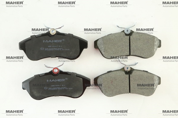 MAHER 00417 | Fren Balata C3 02-09 / C2 03-09 (Uzunluk 128.7mm) Ön