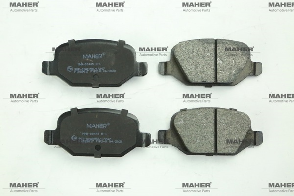 MAHER 00445 | Fren Balata Linea 07= / Alfa 147 01-10 / 500L 12= Arka