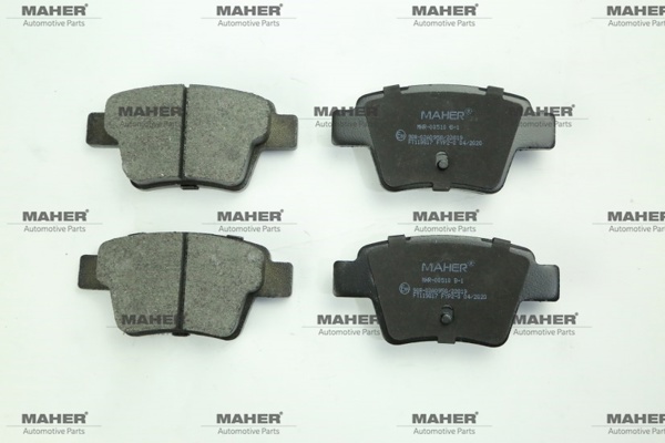 MAHER 00510 | Fren Balata 207 06-12 / 307 00-07 / C4 04-09 (Esplı) Arka