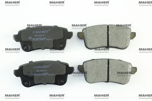MAHER 00526 | Fren Balata Megane IV 16= / Talisman 15= (Elektronik El Frenli) Arka