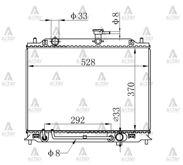 MAHER 10458 | Radyatör Su Accent 06-11 Era Dizel A-T Brazing