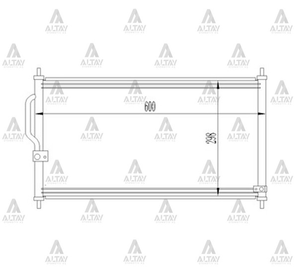 MAHER 10887 | Radyatör Klima CRV 97-02 / Integra 97-00 1.8 Brazing