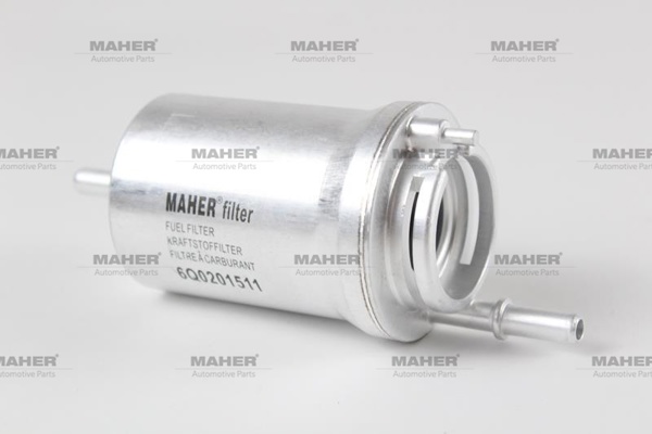 MAHER 13410 | Yakıt Filtresi (Benzin) Polo/Fabia/A3/Golf5/Jetta/Cordoba 02= 1.4 16V-1.6-1.6 16V Bud-Bby (4 Bar) Supapsız