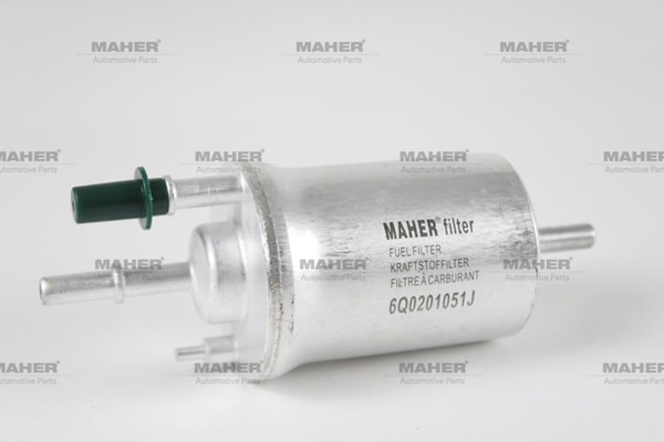 MAHER 13414 | Yakıt Filtresi (Benzin) Polo/Golf5/Jetta/A3/Leon 04= 1.4 16V-1.6 16V Bgu-Bse-Bud (4 Bar) Supaplı