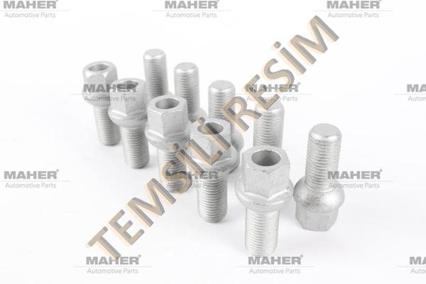 MAHER 13839 | Bijon Saplama Passat / Golf4 / Bora / A4 / Caddy / Golf5 / Fabia / Octavia 97= 14*48 mm | 10 Adet