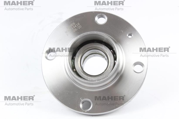 MAHER 14418 | Teker Poryası Caddy II 95-03 / Inca 95-03 Arka Rulmanlı 4 Bijon ABS li