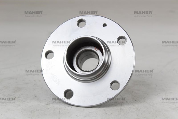 MAHER 14424 | Teker Poryası Golf5 03-09 / A3 03-12 / Leon 05-12 Arka Rulmanlı 5 Bijon ABS li 30mm