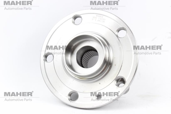 MAHER 14449 | Teker Poryası Caddy III 04-15 / Golf5 03-09 / A3 03-12 Ön Rulmanlı 5 Bijon ABS li 4 Ayak