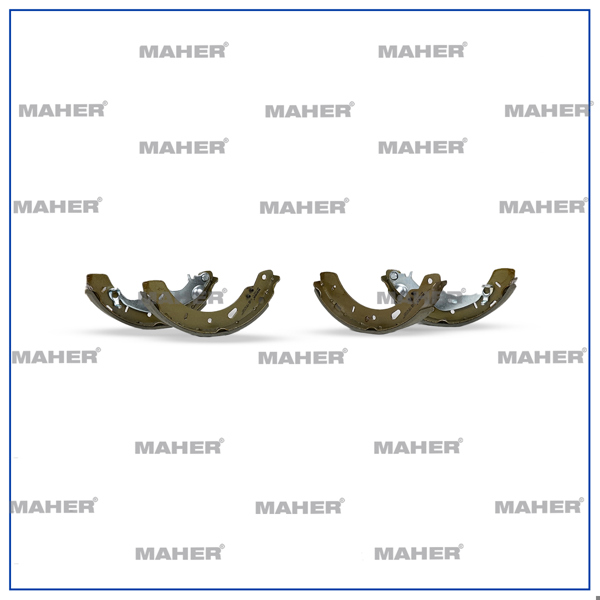 MAHER 14852 | Fren Balata Courıer 14= / Focus III 12= / B-Max 12= Levyeli Pabuç Arka