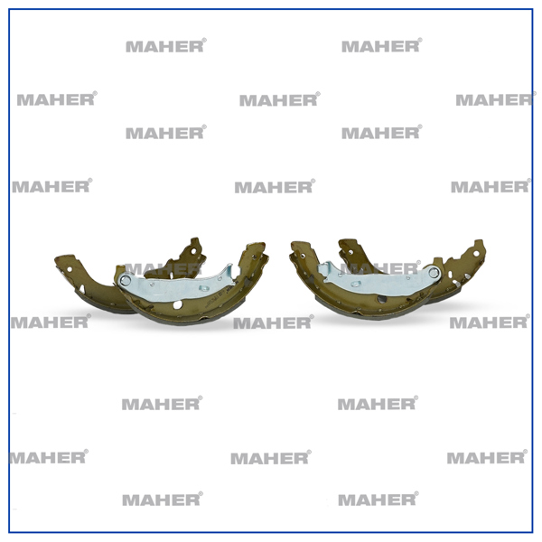 MAHER 14909 | Fren Balata C3 II 09-13 / Ds3 09-15 / 207 06-13 / 208 12= Levyeli Pabuç Arka