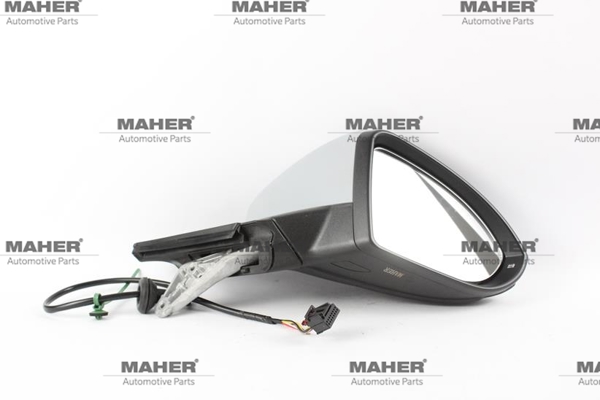 MAHER 15172 | Ayna Dış Dikiz Golf7 13= Elektrikli, Isıtmalı, Astarlı Sağ
