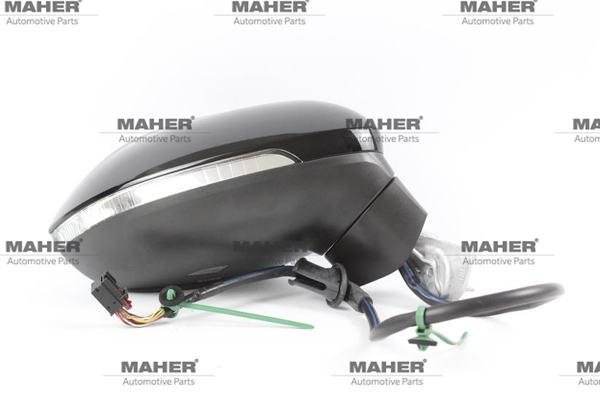 MAHER 15194 | Ayna Dış Dikiz Passat 14= Elektrikli,Isıtmalı, Astarlı, Katlanır, Hafızalı, Yan-Alt Lambalı Sağ