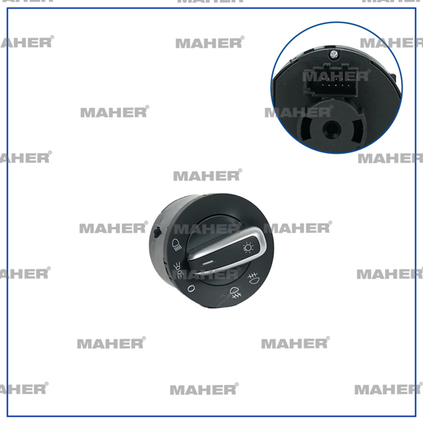MAHER 15925 | Far Anahtarı Golf6 / Tiguan / Jetta / Caddy / Passat / T6 (Sisli)
